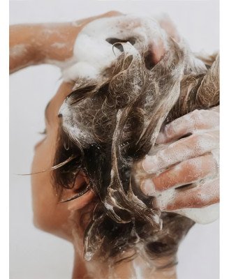 Shampooing doux cuir chevelu sensible - application