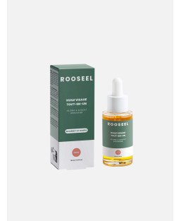 Huile visage tout-en-un ROOSEEL - visuel packaging