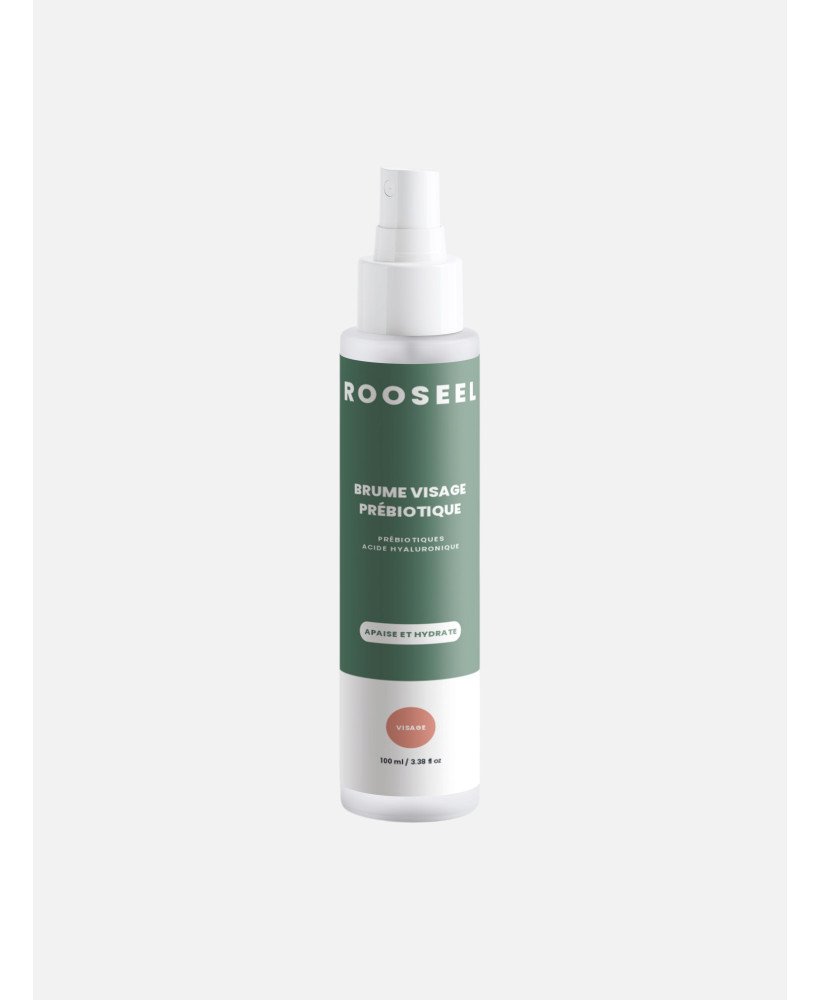 Brume visage prébiotique ROOSEEL - visuel packaging