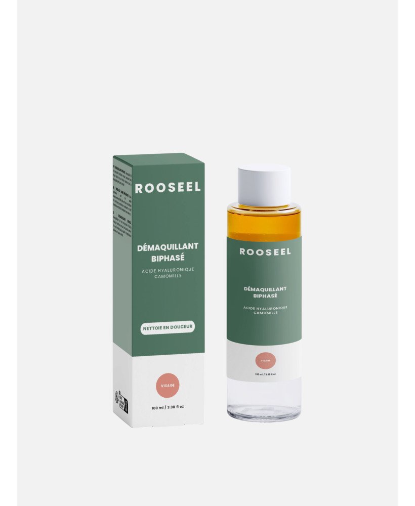 Démaquillant biphasé ROOSEEL - visuel packaging