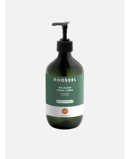 Gel lavant mains et corps cardamome gingembre ROOSEEL - visuel packaging