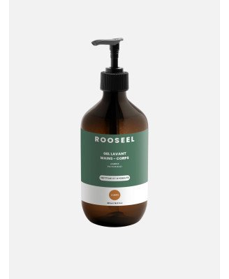 Gel lavant mains et corps ambre patchouli ROOSEEL - visuel packaging