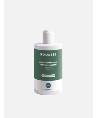 Après-shampooing vétiver vert fumé ROOSEEL - visuel packaging