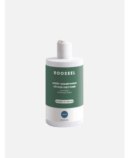 Après-shampooing vétiver vert fumé ROOSEEL - visuel packaging