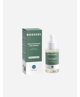 Huile fortifiante cheveux et cuir chevelu ROOSEEL - visuel packaging